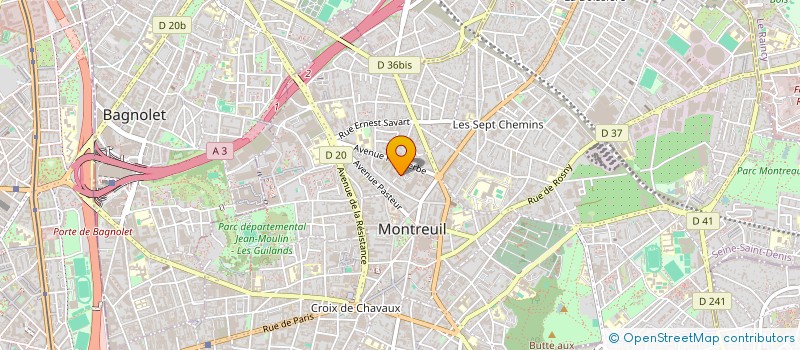 localisation de l'entreprise MADAME NIOUMA DIARRA à MONTREUIL