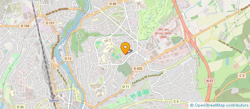 localisation de l'entreprise MADAME NIRIHANTA RAMAROSANJY  EPINAL