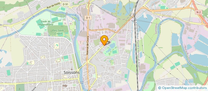 localisation de l'entreprise MADAME NIRINA RAJOHARISON à SOISSONS