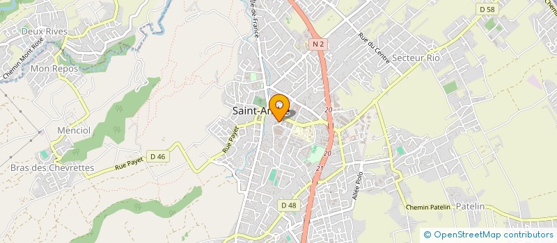 localisation de l'entreprise MADAME NIRINA RAZAFIARISOA  SAINT-ANDRE