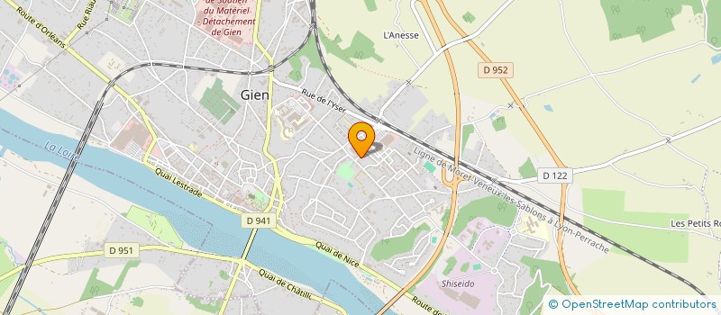 localisation de l'entreprise MADAME NISABA KHAN à GIEN