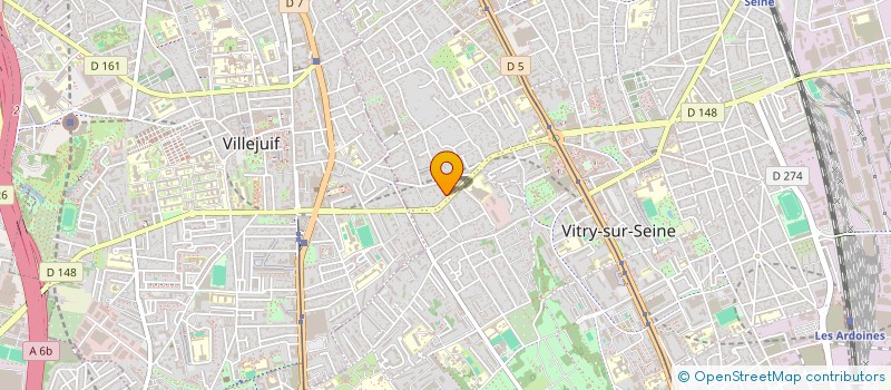 localisation de l'entreprise MADAME NISHA PRAJAPATI  VITRY-SUR-SEINE