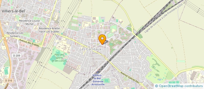 localisation de l'entreprise MADAME NISHA SOULTANE  VILLIERS-LE-BEL