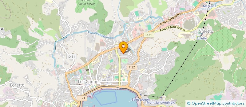 localisation de l'entreprise MADAME NISRINE ABBASSI  AJACCIO