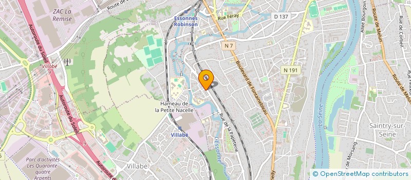 localisation de l'entreprise MADAME NISRINE BEDDIAF à CORBEIL-ESSONNES