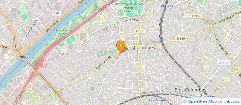 localisation de l'entreprise MADAME NISRINE BOUDIAF à COLOMBES