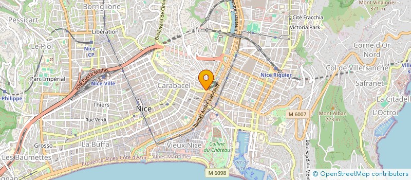 localisation de l'entreprise MADAME NISRINE BOUNSSIR  NICE