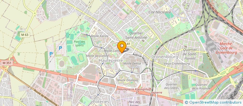 localisation de l'entreprise MADAME NISRINE CHIKI à STRASBOURG