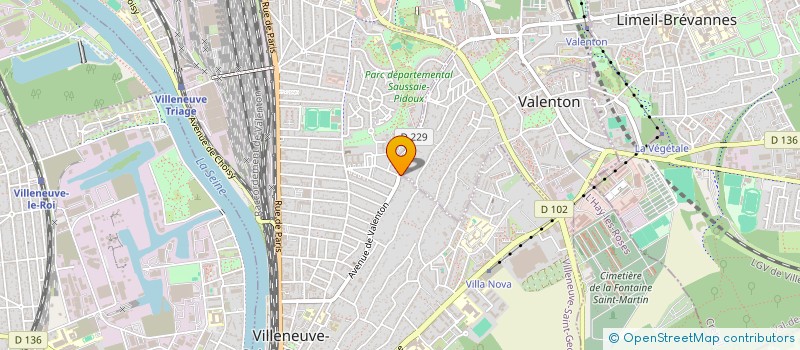 localisation de l'entreprise MADAME NISRINE IDDER  VALENTON