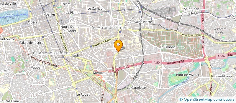 localisation de l'entreprise MADAME NISSAF BELAID à MARSEILLE