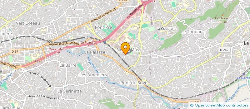 localisation de l'entreprise MADAME NISSAF BERKANI  TOULON