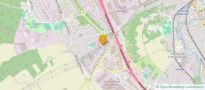 localisation de l'entreprise MADAME NISSAF OUERTANI  LISSES