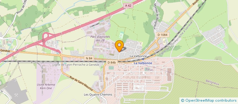 localisation de l'entreprise MADAME NISSETTE BOUABBANA à BELIGNEUX