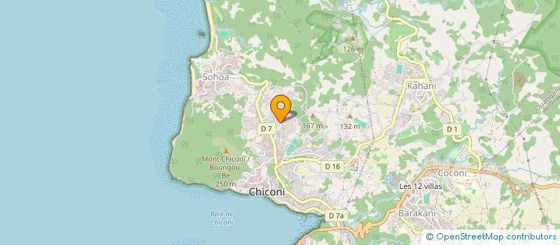 localisation de l'entreprise MADAME NISSOITI M COLO à CHICONI