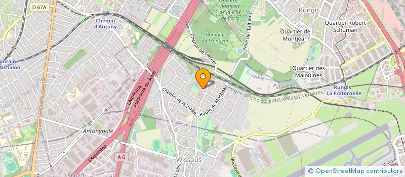 localisation de l'entreprise MADAME NISSRINE BOUAOUN  AUBERVILLIERS