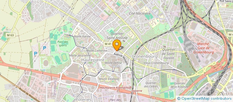 localisation de l'entreprise MADAME NISSRINE KHALID à STRASBOURG