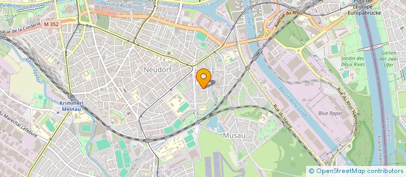 localisation de l'entreprise MADAME NISSRINE MIRAFI  STRASBOURG