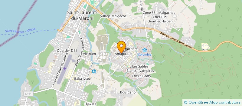 localisation de l'entreprise MADAME NITA DOENGOEJA à SAINT-LAURENT-DU-MARONI
