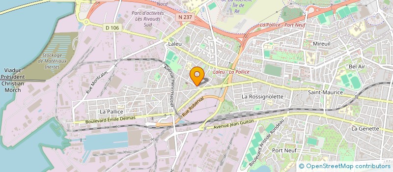 localisation de l'entreprise MADAME NITA GURTNER  LA ROCHELLE