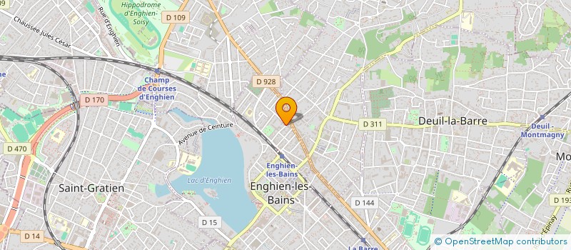 localisation de l'entreprise MADAME NITHUSHA SIVAKUMAR  ENGHIEN-LES-BAINS