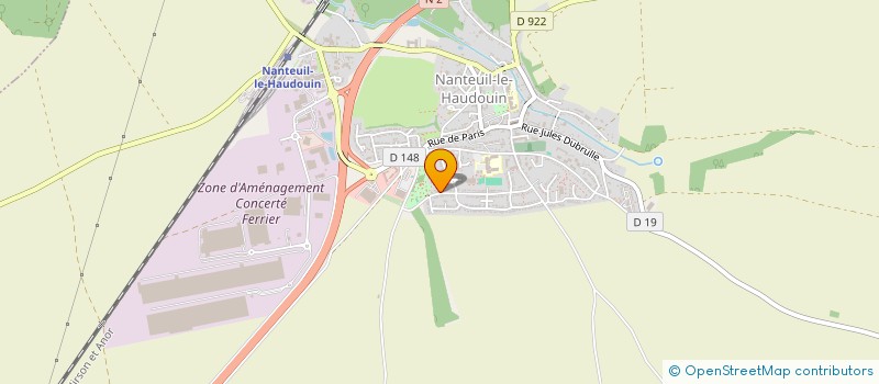 localisation de l'entreprise MADAME NITTILA NITHIYAKUMAR  NANTEUIL-LE-HAUDOUIN