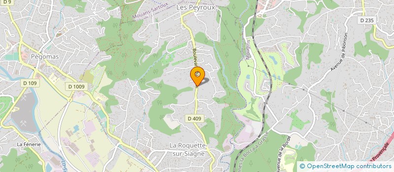 localisation de l'entreprise MADAME NIVES STURMA à LA ROQUETTE-SUR-SIAGNE