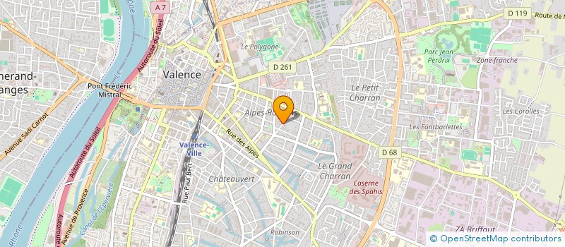 localisation de l'entreprise MADAME NIVOARINELINA RANDRIANARISON à VALENCE
