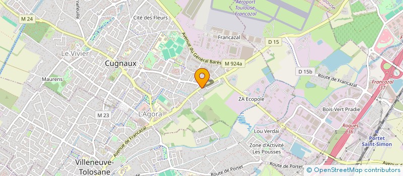 localisation de l'entreprise MADAME NIVOMALALA RAKOTOARIMANANA à CUGNAUX