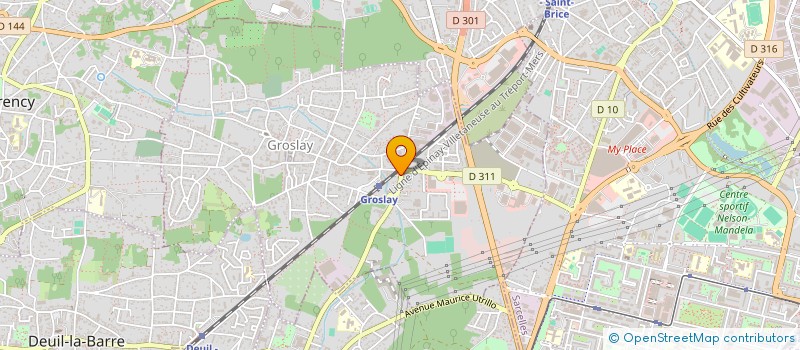 localisation de l'entreprise MADAME NIVYA THATTANDI MANICKAM  GROSLAY