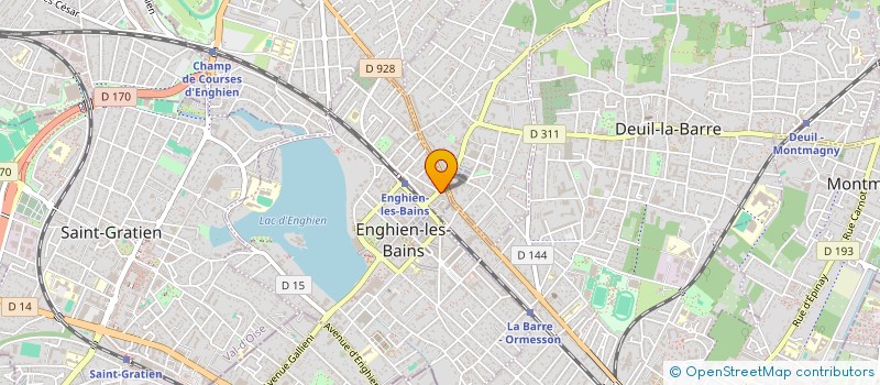 localisation de l'entreprise MADAME NKIESA MBALA à ENGHIEN-LES-BAINS
