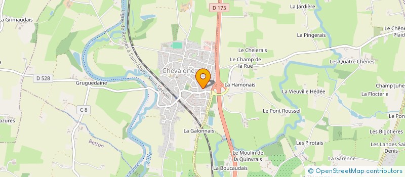 localisation de l'entreprise MADAME NOA BERINI  CHEVAIGNE