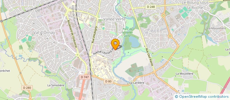 localisation de l'entreprise MADAME NOA PADIN LOMBARDET  LES SABLES-D'OLONNE