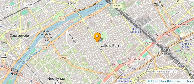 localisation de l'entreprise MADAME NOAME AISSA à LEVALLOIS-PERRET