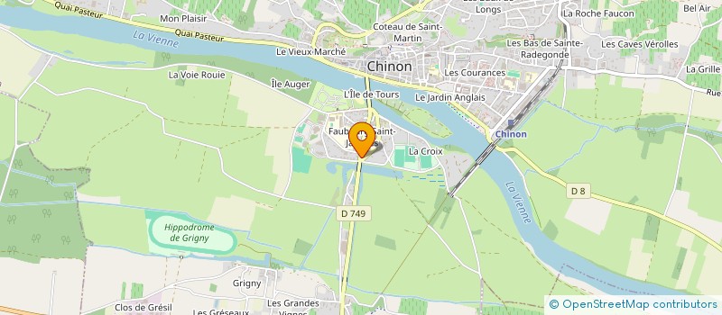 localisation de l'entreprise MADAME NODIRA KHALIMOVA à CHINON