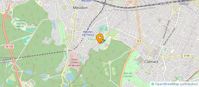 localisation de l'entreprise MADAME NODJANGBE FOFANA à MEUDON