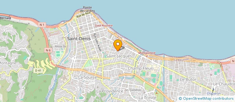 localisation de l'entreprise MADAME NOE JOSI à SAINT-DENIS