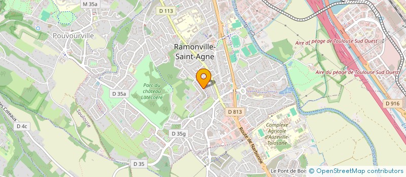 localisation de l'entreprise MADAME NOEL DAO  RAMONVILLE-SAINT-AGNE