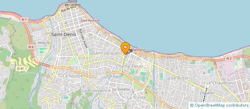 localisation de l'entreprise MADAME NOEL RASOAMANONJY à SAINT DENIS