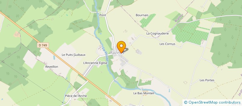 localisation de l'entreprise MADAME NOELE DEVANNE  RAZINES