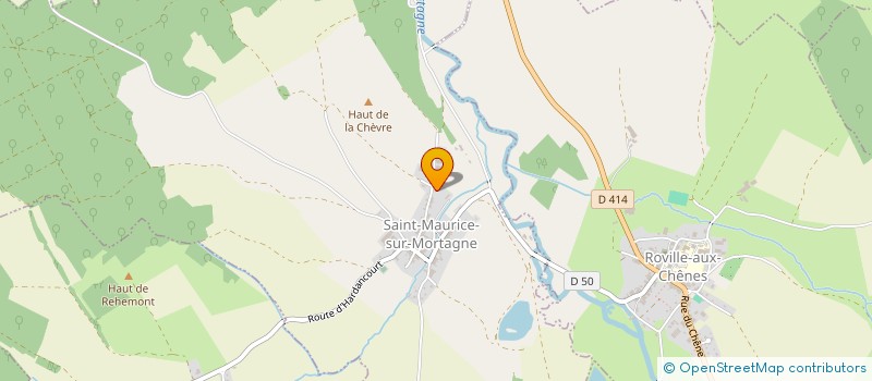 localisation de l'entreprise MADAME NOELE MOLAND à SAINT-MAURICE-SUR-MORTAGNE