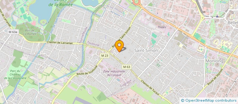 localisation de l'entreprise MADAME NOELE VIALE-BEZIAN à TOULOUSE