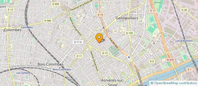 localisation de l'entreprise MADAME NOELIA CABELLO CUERVO  ASNIERES-SUR-SEINE