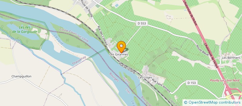 localisation de l'entreprise MADAME NOELIA CEBALLOS TERREN à TRACY-SUR-LOIRE