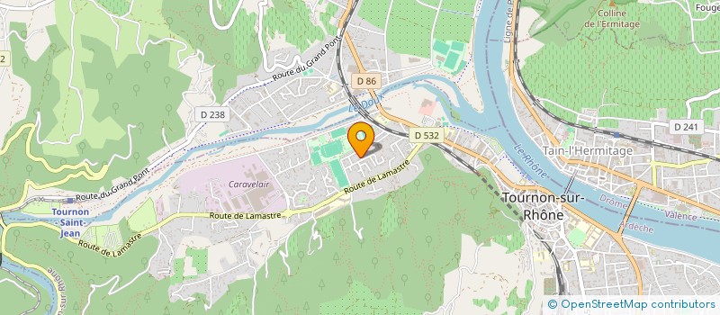 localisation de l'entreprise MADAME NOELIA DELORD à TOURNON-SUR-RHONE
