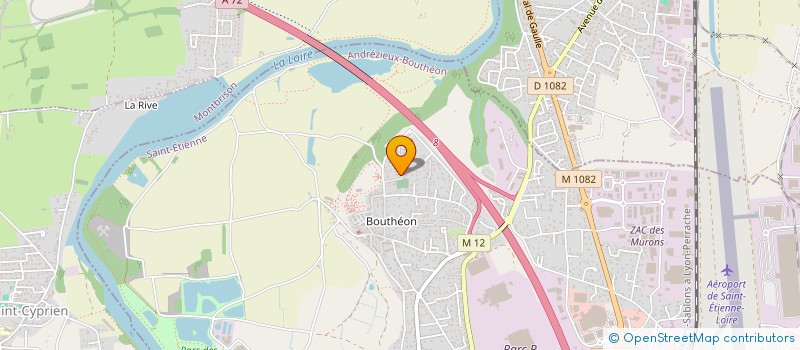 localisation de l'entreprise MADAME NOELIA MARIE RANDA  ANDREZIEUX-BOUTHEON