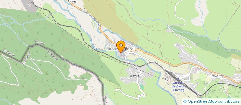 localisation de l'entreprise MADAME NOELIA RIPOLLES RODRIGUEZ  LATOUR-DE-CAROL