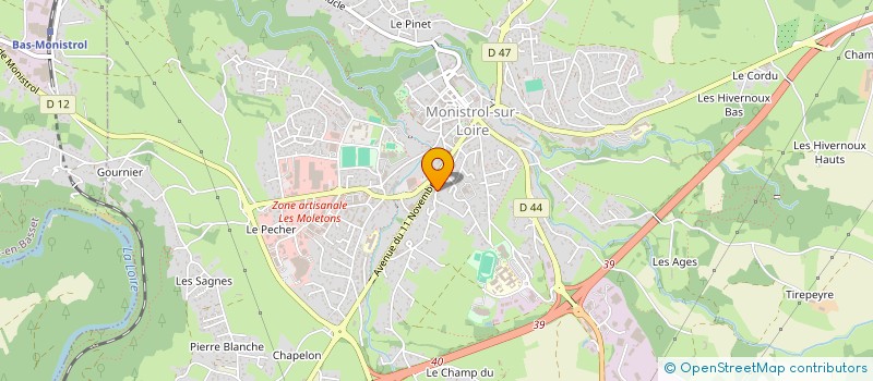localisation de l'entreprise MADAME NOELIE BAHRI à MONISTROL-SUR-LOIRE