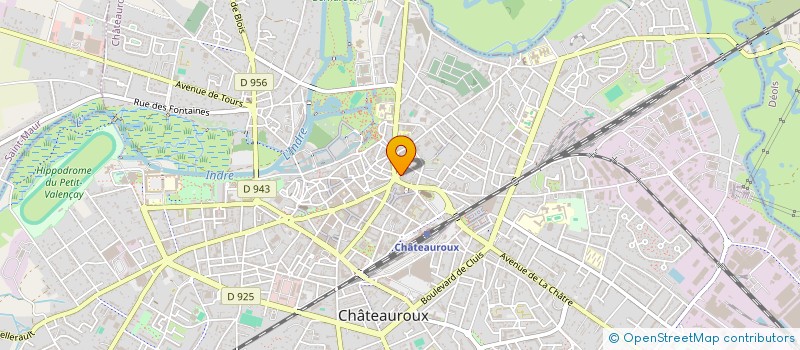 localisation de l'entreprise MADAME NOELIE BARANGER à CHATEAUROUX