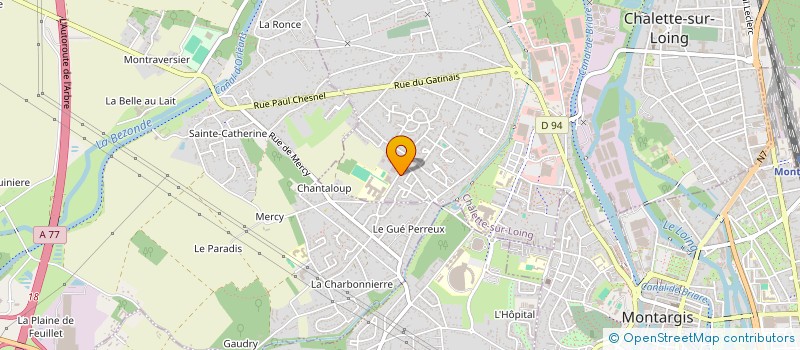 localisation de l'entreprise MADAME NOELIE COLLARD à CHALETTE-SUR-LOING