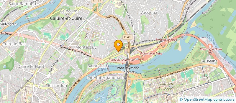 localisation de l'entreprise MADAME NOELIE CREUPELANDT  CALUIRE-ET-CUIRE